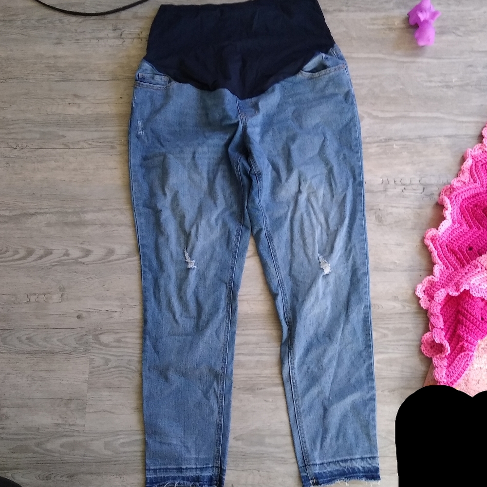 Time and Tru maternity jeans